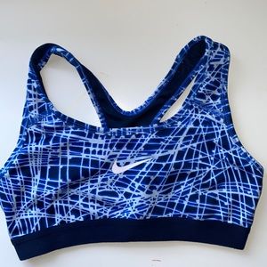 New, Never Worn Blue Nike Athletic Sports Bra